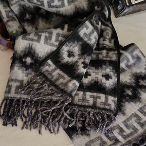 Sanyork Alpaca Aztec Western Blanket